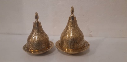 کره خوری برنجی هندی طرحدار