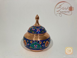 عرضه انواع قندان مسی میناکاری