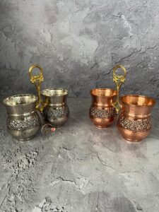 جاقاشقی دو قلو مسی اطلسی کروم