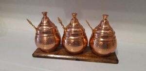 بانکه ادویه سه تایی مسی کوروش