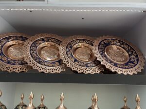 شیرینی مسی لب توری طرح سنتی