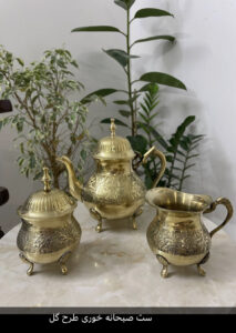 کتری و قوری برنجی وارداتی — عکس محصول
