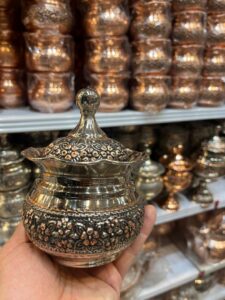 قندان بدون پایه مسی 