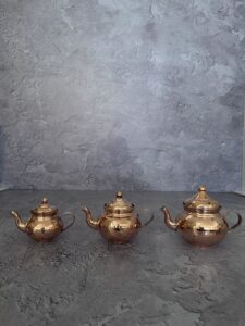 زعفران دم کن های دسته مسی